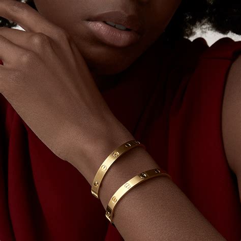 The iconic Cartier Love bracelet gets a new brushed .